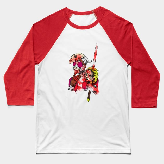 Gwenpool The Queen of Horror Baseball T-Shirt by Heroart